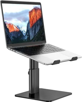 Immagine prodotto di Supporti ergonomici in alluminio per laptop da 10 a 15,6 pollici, nero