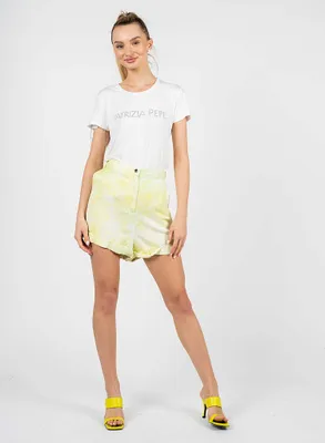 Immagine prodotto di Pantaloncini Patrizia Pepe - 2P1413 A083 - Giallo- Taglia: 36(EU)