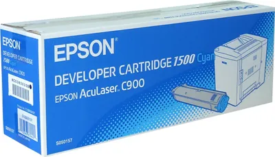 Zdjęcie produktu dla Epson Toner Cyan S050157, 1500 stron(y), Cyjan, 1 szt.