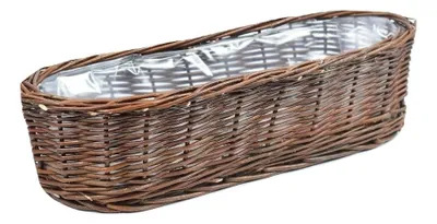 Produktbild von Blumenkasten aus Weide 40 cm
