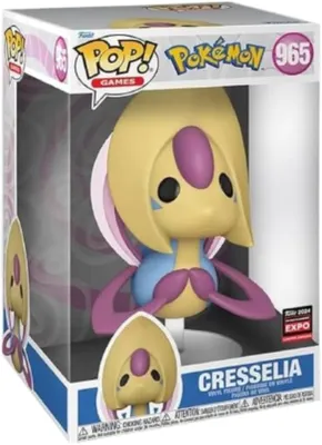 Imagen del producto de Funko Pop! JUMBO Games: Pokémon – Cresselia #965. Edición limitada de Entertainment Expo