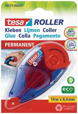 Produktbild von tesa Roller Kleben permanent ecoLogo Nachfüllroller ( Blister )