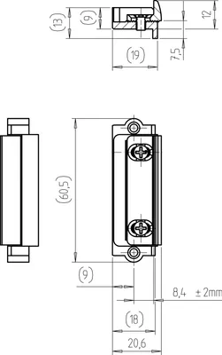 Produktbild von KFV Austauschstücke Falzluft 11 mm, Eurofalz 20 mm