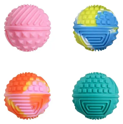 Produktbild von INF Silikon Magnetische Sensorische Stressbälle 5.7cm Set 4 für Büro