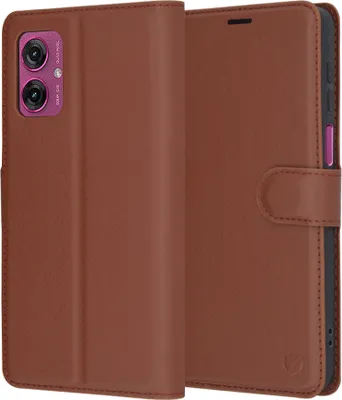 Obrázok produktu pre Puzdro Techsuit Leather Folio pre Motorola Moto G55 – Hnedá KP37012
