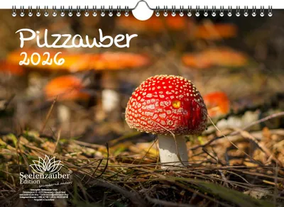 Produktbild von Pilzzauber DIN A4 Kalender für 2026 Pilz Wald - Seelenzauber