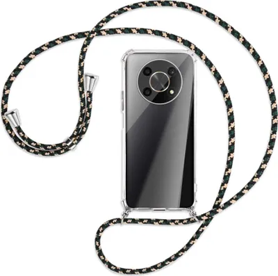 Produktbild von Handykette Backcover-Schutzhülle mit Band (Metall silberfarben) für Honor Magic4 Lite / X9 5G / X30 - camouflage