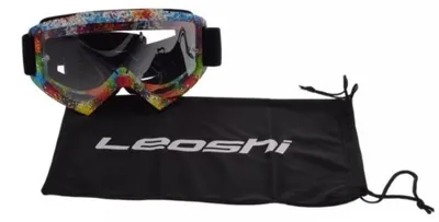 Image de Gogle moto Leoshi Neon Enduro Cross Multicolor Protection