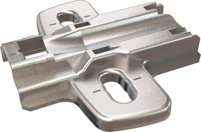 Produktbild von HETTICH Kreuzmontageplatte mit Langloch, Schrauben, Distanz 5 mm