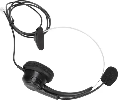 Produktbild von Telefonní náhlavní souprava, náhlavní souprava RJ9, telefonní sluchátka RJ9, telefonní náhlavní soupravy pro kancelář, telefonní náhlavní souprava, zařízení pro pevné linky
