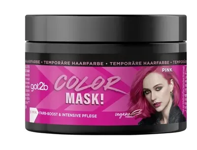 Produktbild von Schwarzkopf got2b Color Mask Pink Temporäre Haarfarbe 5 Minuten Farb-Boost & Intensive Pflege 150 ml