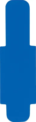 Produktbild von Stecksignale 12x40mm VE=50x50 Stück blau