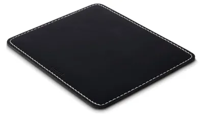 Produktbild von Mauspad in Lederoptik, 22 x 0,3 x 18 cm, schwarz