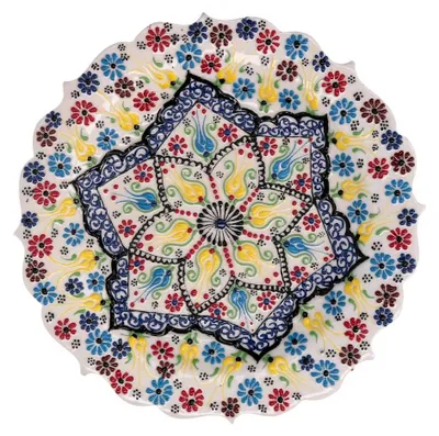 Immagine prodotto di Piatto Decorativo Ø30xh3 cm in Vetroceramica Bianco