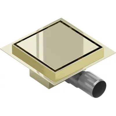 Obrázek produktu pro Mexen Flat čtvercová podlahová vpusť 12 x 12 cm, Zlatá - 1510012