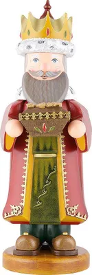 Produktbild von Heilige Drei Könige "Melchior" (35cm) Räuchermann von Hubrig Volkskunst