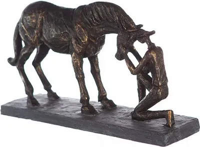 Produktbild von Casablanca by Gilde Dekofigur Skulptur Comprehension,bronc H. 19 cm,89165