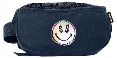 Obrázek produktu pro BeUniq SMILEYWORLD ledvinka s obličejem a holo efektem tmavě modrá