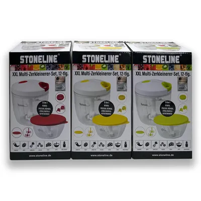 Produktbild von STONELINE® Multizerkleinerer Set 12-teilig | Gelb