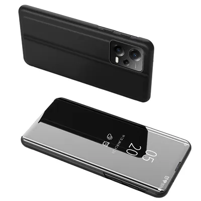 Produktbild von Hurtel Clear View Case, Cover, Xiaomi, Redmi Note 12 Pro+, 16,9 cm (6.67"), Schwarz