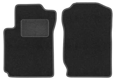 Productafbeelding van Velours voormatten voor Suzuki Grand Vitara II 2005-2014 – 2-delig, grafiet, op maat – Wielganizator LUX