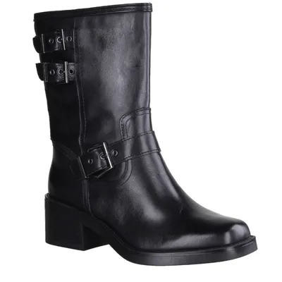 Produktbild von Tamaris 25390-001 Damen-Stiefelette, Leder, Schwarz, modisch - Damenschuhe Modische Stiefelette / Boots, Schwarz, leder, absatzh&oumlhe: 30 mm
