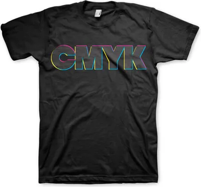 Produktbild von CMYK T-Shirt - X-Large - Black
