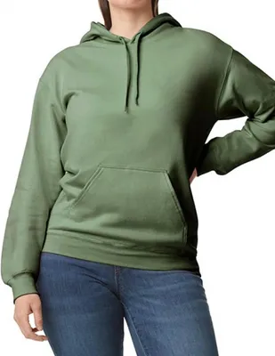 Produktbild von Gildan SF500 | Softstyle® Midweight Sweat Adult Hoodie Uni - Farbe: Military Green - Größe: XXL