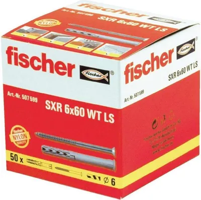 Produktbild von FISCHER Rahmendübel SXR mit Holzschraube (507600)