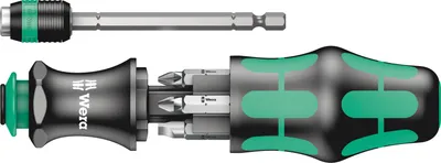 Produktbild von Wera 050-51021001 Kraftform Kompakt 20, schwarz/grün, 7-teilig (1 Set)