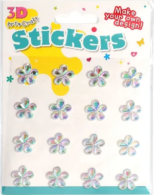 Obrázok produktu pre Kvetinové nálepky, 16 ks.