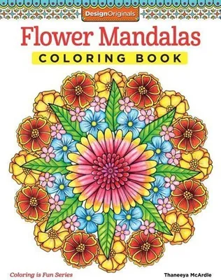 Produktbild von Blumen Mandalas Malbuch für Erwachsene – 30 Kunstaktivitäten mit Mustern und Farben