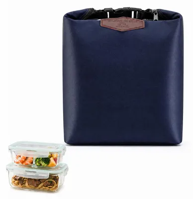 Produktbild von Faltbare Mini-Kühltasche - Isolierte Thermotasche - Für die Arbeit - Dunkelblau