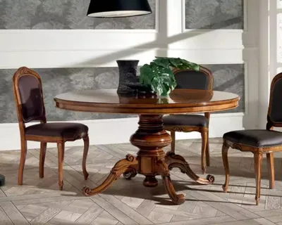 Produktbild von Komplett Set Esstisch 4x Stühle Esszimmer Set Ess Gruppe Holz Tisch 5tlg