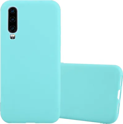 Produktbild von Cadorabo Hülle für Huawei P30 Schutzhülle in Blau Handyhülle TPU Silikon Etui Case Cover