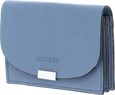 Produktbild von SADDLER Leder Geldbörse Reneé Wallet Dustyblue blau