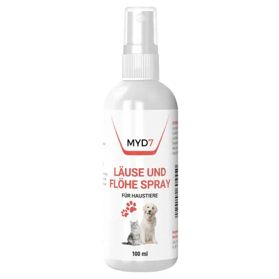 Produktbild von MYD7 | Läuse und Flöhe Spray | Pflegespray für Haustiere | Fell & Haut