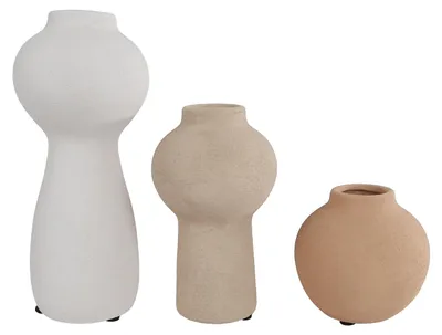 Imagen del producto de Juego de jarrones Van Manen, cerámica, decoración, 3 piezas, multicolor