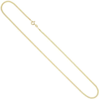 Produktbild von 2,1mm Panzerkette Halskette Collier Goldkette 333 Gelbgold Gold 42cm Damen
