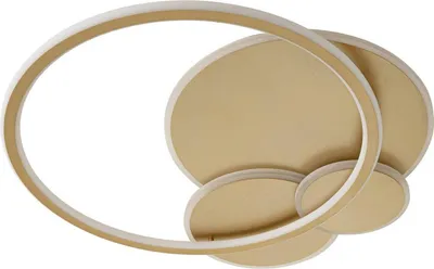 Produktbild von Lucande LED-Deckenleuchte Circulo, gold, 60 cm CCT, dimmbar