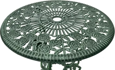 Obrázok produktu pre vidaXL 3-dielna súprava Bistro Set Cast Aluminium Green