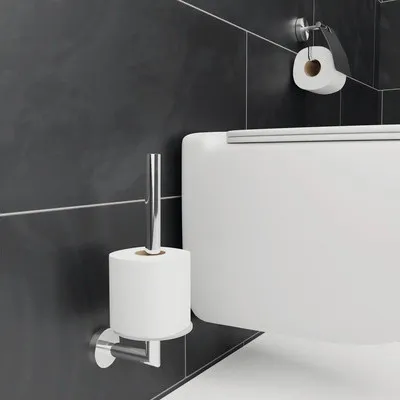 Obrázek produktu pro Držák na rezervní role REIKA SAKU lesklý chrom