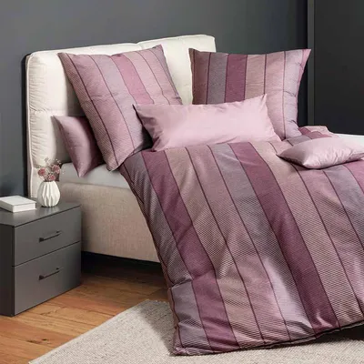 Produktbild von Janine Mako-Satin Bettwäsche moments 98136 135x200 cm + 80x80 cm beere