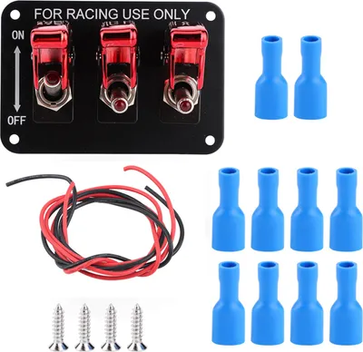 Produktbild von 12V 20A Kfz-Kippschalter, Kombinationsschalter, Rennzündung, Motorrelais, Schalttafel für Auto, Wohnmobil