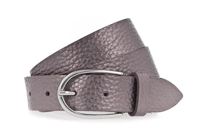 Produktbild von Vanzetti Leder Gürtel Glitter Radiance 30mm Metallic Belt W85 Silvergrey Metallic grau