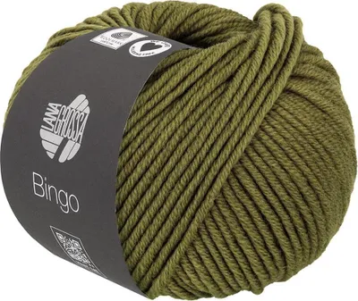 Produktbild von Lana Grossa BINGO 50 g extrafeine Wolle 80 m Farbe 773 - Khakigrün