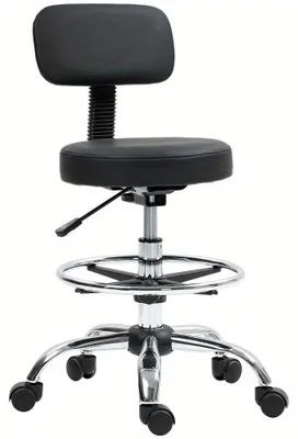 Image de Chaise de bureau - Siège de bureau - Chaise de bureau - Fauteuil pivotant - Chaise ergonomique - Hauteur réglable - Repose-pieds