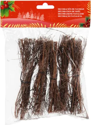 Produktbild von Deko-Holzbündel Bastelzubehör 5 Stück braun 15 cm - Einheitsgröße
