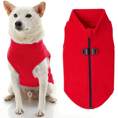 Image de Gilet en polaire zippé Gooby pour petits chiens