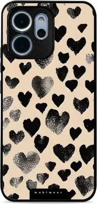 Produktbild von Handyhülle für Oppo Reno 14 F, Mobiwear Glossy Case, Beige Liebe